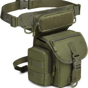 Tactical Drop Leg Pouch Bag Thigh Bag Pack Military Waist Bag Pack For Motorcycl